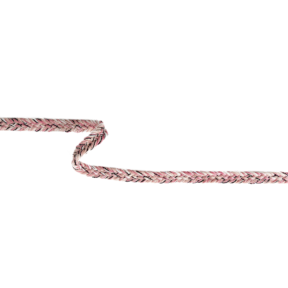 Pink, White and Black Yarn Braided Trim – 0.75″ Pink, White and Black Yarn Braided Trim – 0.75″