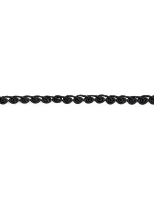 Black Loop de Loop Gimp Braided Trim – 0.375″ Black Loop de Loop Gimp Braided Trim – 0.375″