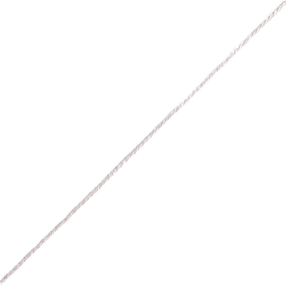 Silver Rose Twisted Cord – 2mm Silver Rose Twisted Cord – 2mm