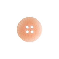 Transparent and Peach Swirls 4-Hole Low Convex Top Button – 28L/18mm Transparent and Peach Swirls 4-Hole Low Convex Top Button – 28L/18mm