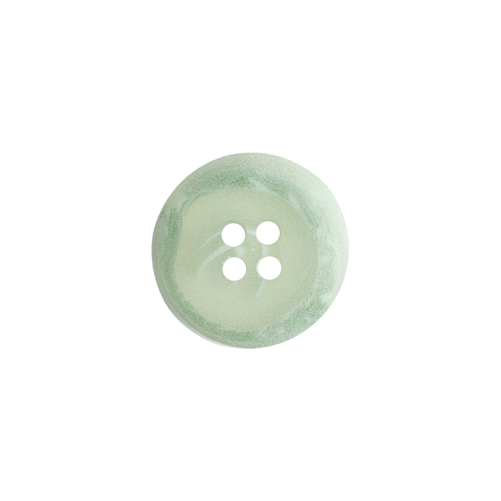 Transparent and Peridot Swirl 4-Hole Low Convex Button – 24L/15mm Transparent and Peridot Swirl 4-Hole Low Convex Button – 24L/15mm