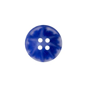 Transparent and Blue Swirls 4-Hole Saucer Button – 28L/18mm Transparent and Blue Swirls 4-Hole Saucer Button – 28L/18mm