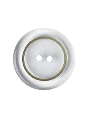 Transparent 2-Hole Tire Shaped Rim Button – 36L/23mm Transparent 2-Hole Tire Shaped Rim Button – 36L/23mm