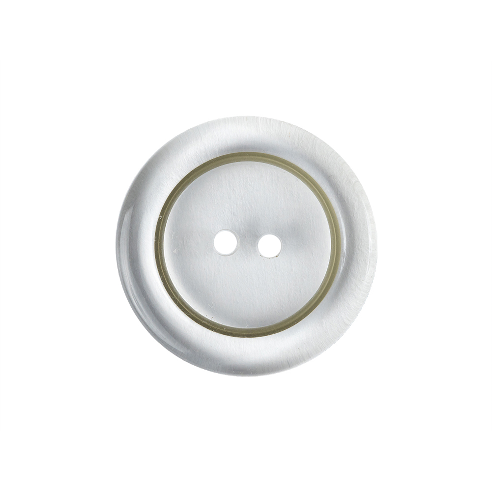 Transparent 2-Hole Tire Shaped Rim Button – 36L/23mm Transparent 2-Hole Tire Shaped Rim Button – 36L/23mm