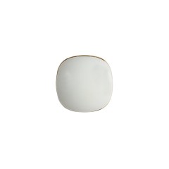 White and Gold 2-Piece Dome-Shaped Rounded Square Shank Back Button – 24L/15mm White and Gold 2-Piece Dome-Shaped Rounded Square Shank Back Button – 24L/15mm