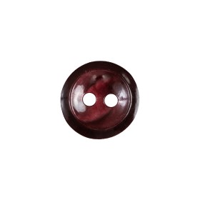 Zinfandel Iridescent Marbled 2-Hole Shallow Plate Button – 24L/15mm Zinfandel Iridescent Marbled 2-Hole Shallow Plate Button – 24L/15mm