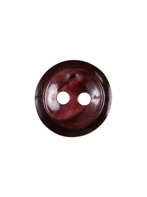 Zinfandel Iridescent Marbled 2-Hole Shallow Plate Button – 24L/15mm Zinfandel Iridescent Marbled 2-Hole Shallow Plate Button – 24L/15mm