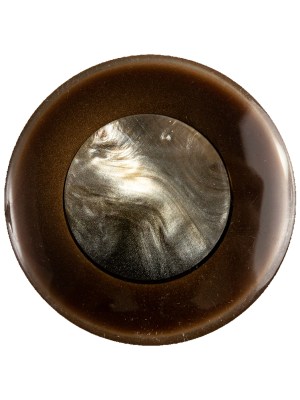 Brown Iridescent Swirls Self Shank Back Button – 44L/28mm Brown Iridescent Swirls Self Shank Back Button – 44L/28mm