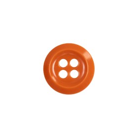 Orange 4-Hole Plastic Button – 22L/14mm Orange 4-Hole Plastic Button – 22L/14mm