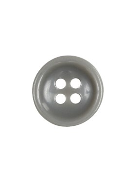 Matte Frost Gray 4-Hole Plastic Button – 24L/15mm Matte Frost Gray 4-Hole Plastic Button – 24L/15mm