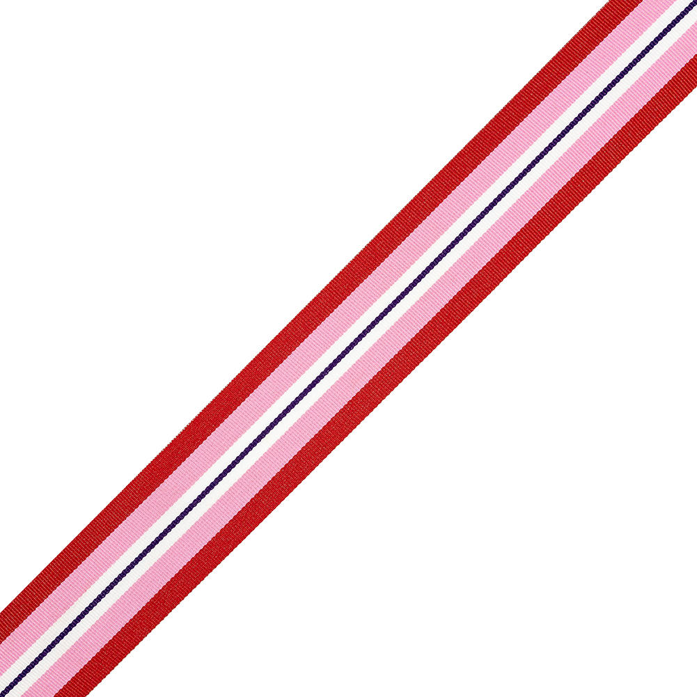 Red, Pink and White Striped Ribbon – 1.5″ Red, Pink and White Striped Ribbon – 1.5″