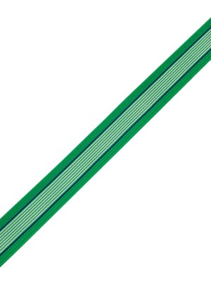 Frosty Green, White and Limoges Striped Elastic – 1″ Frosty Green, White and Limoges Striped Elastic – 1″