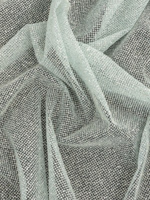 Tulle with Metallic Platinum Glitter – Sapphire – Platina Collection Tulle with Metallic Platinum Glitter – Sapphire – Platina Collection
