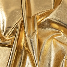 All-Over Foil Faux Leather Spandex – Gold – Curitiba Collection All-Over Foil Faux Leather Spandex – Gold – Curitiba Collection