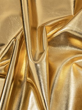 All-Over Foil Faux Leather Spandex – Gold – Curitiba Collection All-Over Foil Faux Leather Spandex – Gold – Curitiba Collection