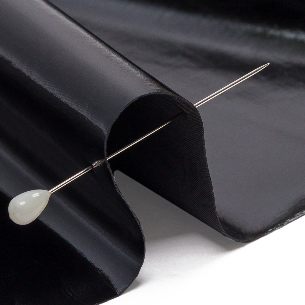 All-Over Foil Faux Leather Spandex – Black – Curitiba Collection All-Over Foil Faux Leather Spandex – Black – Curitiba Collection