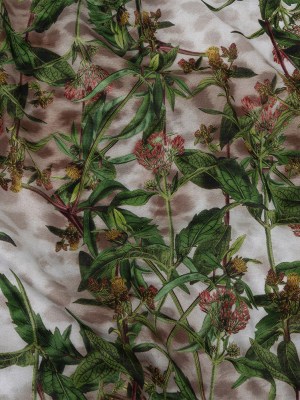 Mercerized Organic Egyptian Cotton Voile – Misty Foliage – Toulouse Collection Mercerized Organic Egyptian Cotton Voile – Misty Foliage – Toulouse Collection