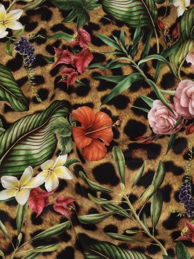 Mercerized Organic Egyptian Cotton Shirting – Floral and Fauna – Ravello Collection Mercerized Organic Egyptian Cotton Shirting – Floral and Fauna – Ravello Collection