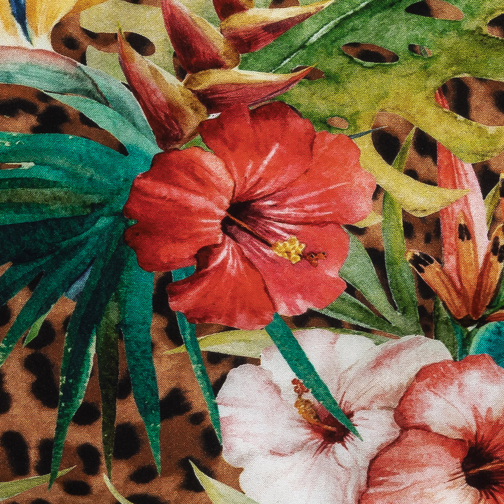 Organic Viscose Batiste – Foliage and Fauna – Loreto Collection Organic Viscose Batiste – Foliage and Fauna – Loreto Collection