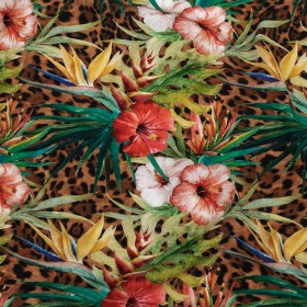 Organic Viscose Batiste – Foliage and Fauna – Loreto Collection Organic Viscose Batiste – Foliage and Fauna – Loreto Collection
