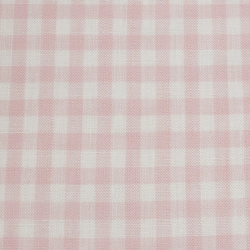 Linen Gingham - Candy Pink and White - Torres Collection