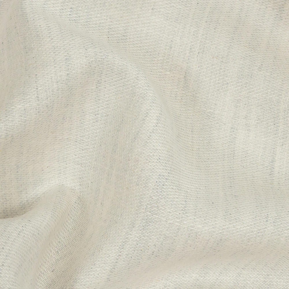 Cotton, Tencel and Linen Blended Woven - Heathered Ivory - Toledo Collection