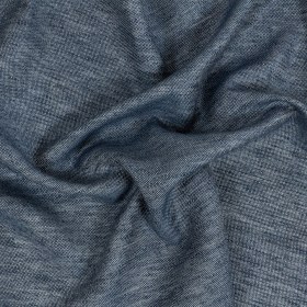 Cotton, Tencel and Linen Blended Woven – Heathered Indigo – Toledo Collection Cotton, Tencel and Linen Blended Woven – Heathered Indigo – Toledo Collection