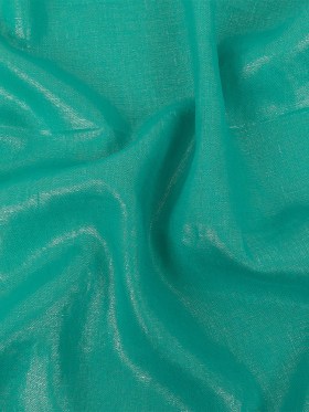 Medium Weight Linen Woven with Metallic Foiling – Mega Marine and Silver – Bianca Collection Medium Weight Linen Woven with Metallic Foiling – Mega Marine and Silver – Bianca Collection