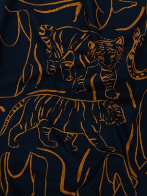 Mood Exclusive Blueberry Felidae Flexibility Cotton Poplin Mood Exclusive Blueberry Felidae Flexibility Cotton Poplin