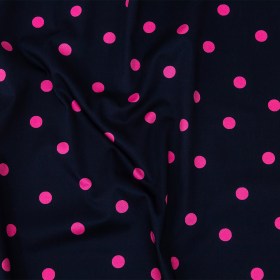 Mood Exclusive Night Sky and Pink Let’s Bounce Stretch Cotton Sateen Mood Exclusive Night Sky and Pink Let’s Bounce Stretch Cotton Sateen