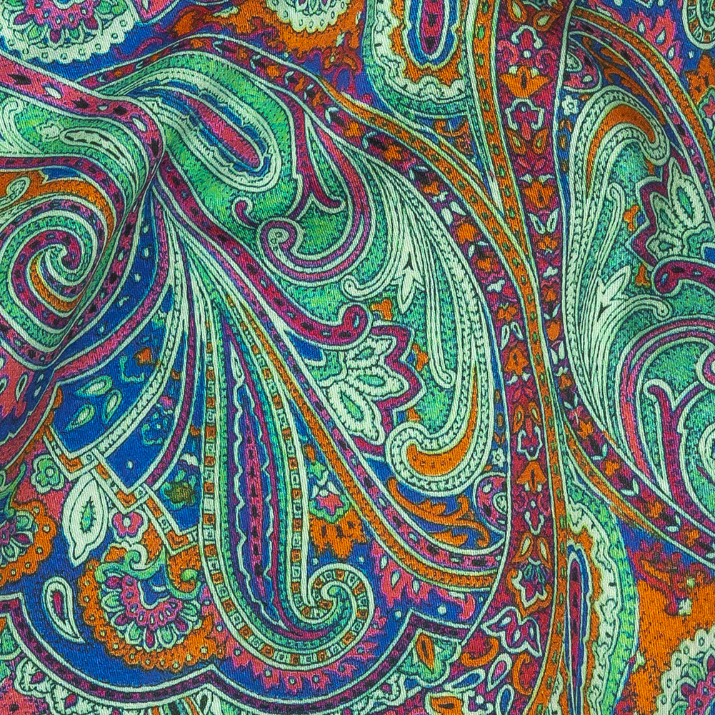 Mood Exclusive Katydid Curling Convolutions Stretch Cotton Sateen Mood Exclusive Katydid Curling Convolutions Stretch Cotton Sateen