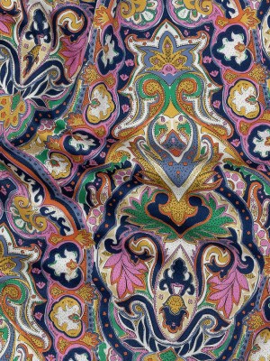 Mood Exclusive Multicolor Archway Arabesque Stretch Cotton Sateen Mood Exclusive Multicolor Archway Arabesque Stretch Cotton Sateen