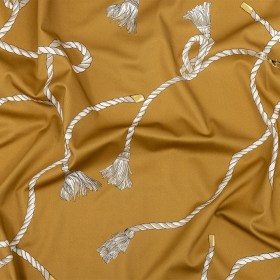 Mood Exclusive Amber Gold Ties Remind Stretch Cotton Sateen Mood Exclusive Amber Gold Ties Remind Stretch Cotton Sateen