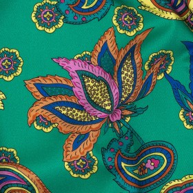 Mood Exclusive Kelly Green Palatable Paradise Stretch Cotton Sateen Mood Exclusive Kelly Green Palatable Paradise Stretch Cotton Sateen