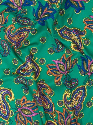 Mood Exclusive Kelly Green Palatable Paradise Stretch Cotton Sateen Mood Exclusive Kelly Green Palatable Paradise Stretch Cotton Sateen