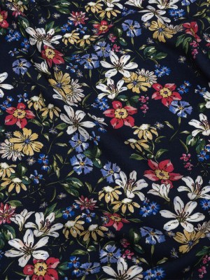 Mood Exclusive Black Iris Midnight Garden Viscose Twill Mood Exclusive Black Iris Midnight Garden Viscose Twill
