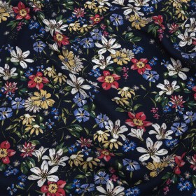 Mood Exclusive Black Iris Midnight Garden Viscose Twill Mood Exclusive Black Iris Midnight Garden Viscose Twill