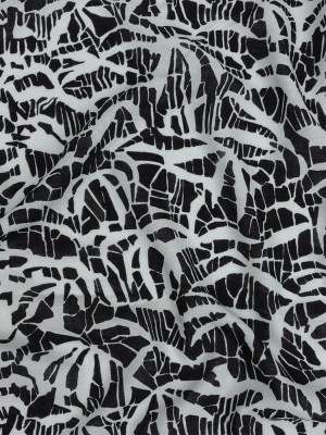 Lightweight Viscose-Linen Woven Print – Black and White Abstract – Mood Exclusive Shattered Glass Lightweight Viscose-Linen Woven Print – Black and White Abstract – Mood Exclusive Shattered Glass