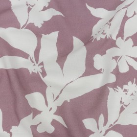 Mood Exclusive Dusty Purple Botanical Silhouettes Sustainable Viscose and Linen Woven Mood Exclusive Dusty Purple Botanical Silhouettes Sustainable Viscose and Linen Woven