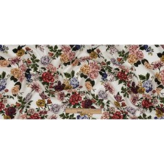 Mood Exclusive White Floriferous Fantasy Spotted Viscose Jacquard Mood Exclusive White Floriferous Fantasy Spotted Viscose Jacquard