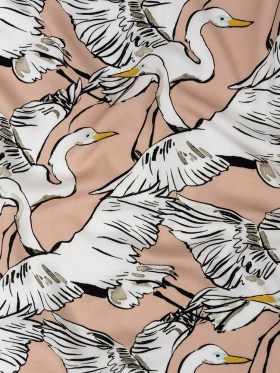 Rayon Batiste Print – Blush Birds – Mood Exclusive Blush Fowl Weather Friends Rayon Batiste Print – Blush Birds – Mood Exclusive Blush Fowl Weather Friends