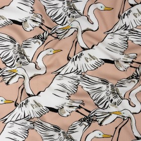 Rayon Batiste Print – Blush Birds – Mood Exclusive Blush Fowl Weather Friends Rayon Batiste Print – Blush Birds – Mood Exclusive Blush Fowl Weather Friends