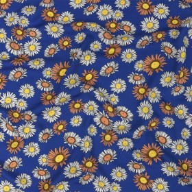 Rayon Batiste Print – Cobalt Floral – Mood Exclusive Lazy Daisy Days Rayon Batiste Print – Cobalt Floral – Mood Exclusive Lazy Daisy Days