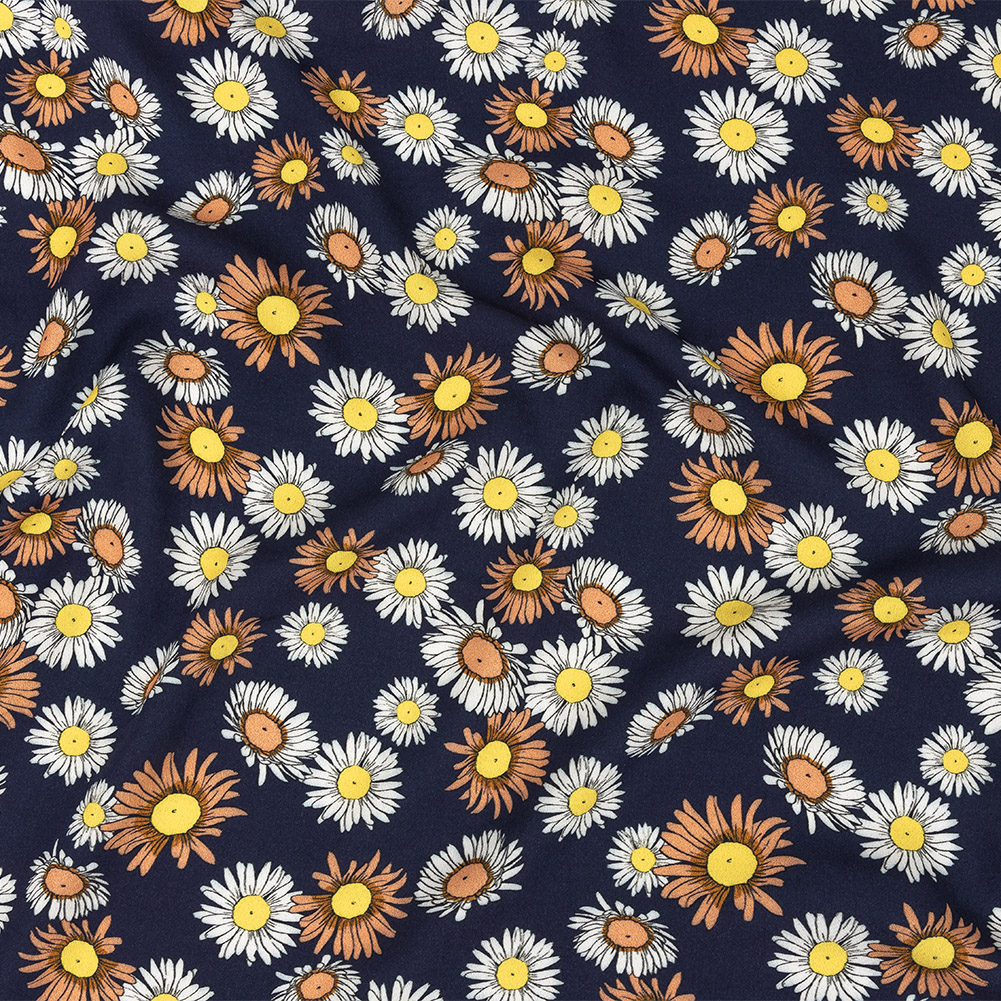 Rayon Batiste Print – Navy Floral – Mood Exclusive Navy Lazy Daisy Days Rayon Batiste Print – Navy Floral – Mood Exclusive Navy Lazy Daisy Days