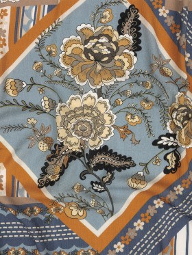 Gauzy Wrinkled Rayon Woven Print – Steel Blue Floral and Geometric – Mood Exclusive Divine Diamonds Gauzy Wrinkled Rayon Woven Print – Steel Blue Floral and Geometric – Mood Exclusive Divine Diamonds