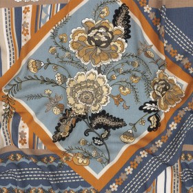 Gauzy Wrinkled Rayon Woven Print – Steel Blue Floral and Geometric – Mood Exclusive Divine Diamonds Gauzy Wrinkled Rayon Woven Print – Steel Blue Floral and Geometric – Mood Exclusive Divine Diamonds