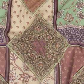 Gauzy Wrinkled Rayon Woven Print – Soft Green Paisley Patchwork – Mood Exclusive Divine Diamonds Gauzy Wrinkled Rayon Woven Print – Soft Green Paisley Patchwork – Mood Exclusive Divine Diamonds