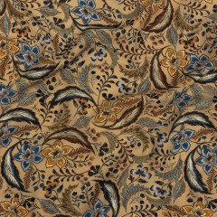 Viscose Twill Print – Beige, Brown and Blue Floral – Mood Exclusive Elysian Illumination Viscose Twill Print – Beige, Brown and Blue Floral – Mood Exclusive Elysian Illumination