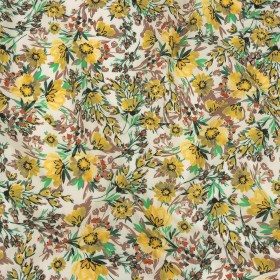 Cotton Poplin Print – Yellow Floral – Mood Exclusive Whimsical Woods Cotton Poplin Print – Yellow Floral – Mood Exclusive Whimsical Woods