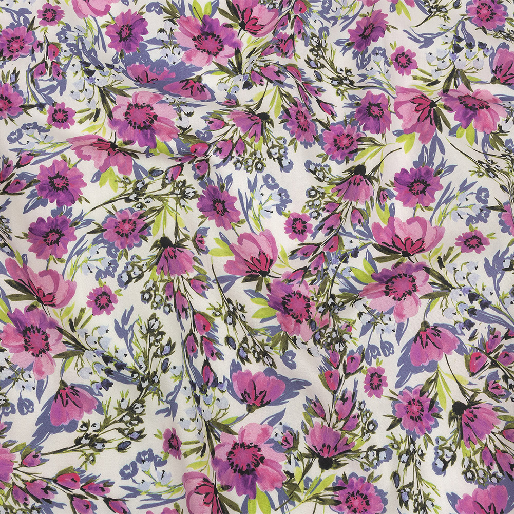 Mood Exclusive Orchid Whimsical Woods Cotton Poplin Mood Exclusive Orchid Whimsical Woods Cotton Poplin